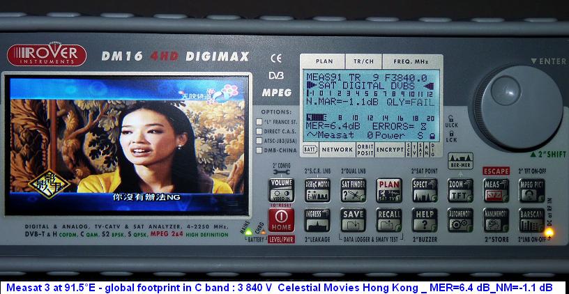 measat 3 at 91.5e
