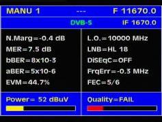 Insat 4A at 83.0 e _KU footprint_11 670 H TATA Sky HD India network_Q data